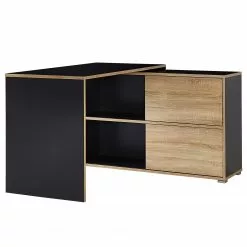 Germania Büroset Mingle III (3-teilig) - Anthrazit / Eiche Sonoma Dekor -Büromöbel Verkäufe 1000360363 220622 030 DETAILS P000000001000360363