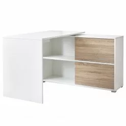 Germania Büroset Mingle II (2-teilig) - Weiß / Eiche Sonoma Dekor -Büromöbel Verkäufe 1000360364 220622 030 DETAILS P000000001000360364