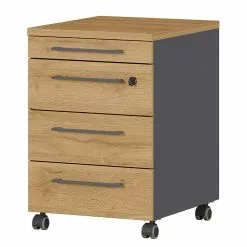 Germania Büroset GW-Agenda II (4-teilig) - Höhenverstellbar - Eiche Grandson Dekor -Büromöbel Verkäufe 1000360372 220622 035 DETAILS P000000001000360372