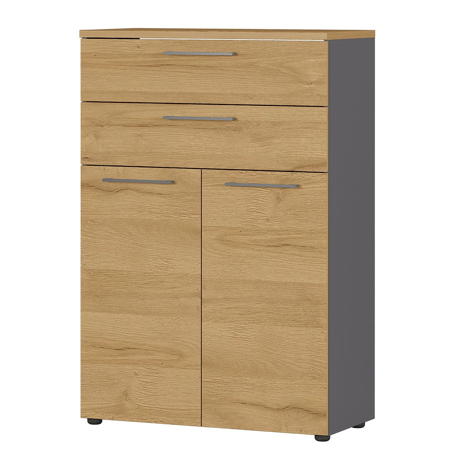 Germania Büroset GW-Agenda V (5-teilig) - Höhenverstellbar - Eiche Grandson Dekor / Graphit 4 Germania Büroset GW-Agenda V (5-teilig) - Höhenverstellbar - Eiche Grandson Dekor / Graphit – Bild 2