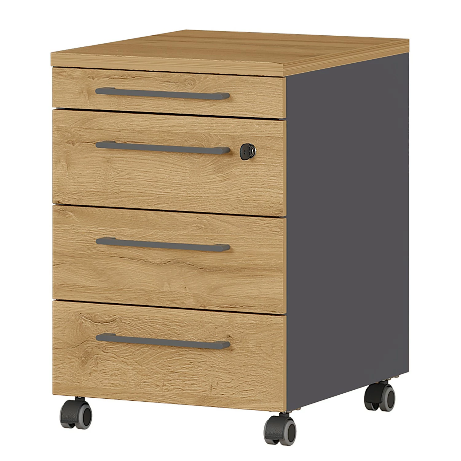 Germania Büroset GW-Agenda V (5-teilig) - Höhenverstellbar - Eiche Grandson Dekor / Graphit 10 Germania Büroset GW-Agenda V (5-teilig) - Höhenverstellbar - Eiche Grandson Dekor / Graphit – Bild 8