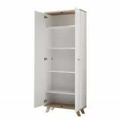 Germania Büroset Neston (5-teilig) - Weiß / Eiche Sanremo Dekor -Büromöbel Verkäufe 1000360379 220622 035 DETAILS P000000001000360379