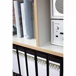 Germania Büroset Neston (5-teilig) - Weiß / Eiche Sanremo Dekor -Büromöbel Verkäufe 1000360379 220622 038 DETAILS P000000001000360379