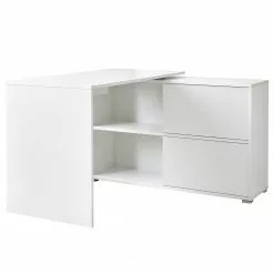 Germania Büroset Mingle I (2-teilig) - Weiß / Eiche Sonoma Dekor -Büromöbel Verkäufe 1000360380 220622 031 DETAILS P000000001000360380