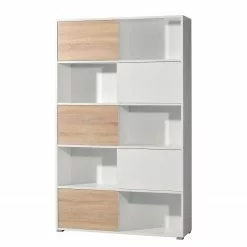 Germania Büroset Mingle I (2-teilig) - Weiß / Eiche Sonoma Dekor -Büromöbel Verkäufe 1000360380 220622 034 DETAILS P000000001000360380