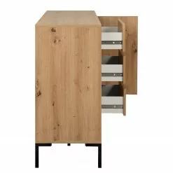 Loftscape Sideboard Brochet - Eiche Dekor / Schwarz -Büromöbel Verkäufe 1000363051 220704 034 DETAILS P000000001000363051 1