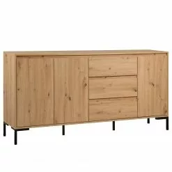 Loftscape Sideboard Brochet - Eiche Dekor / Schwarz -Büromöbel Verkäufe 1000363051 220704 036 DETAILS P000000001000363051 1