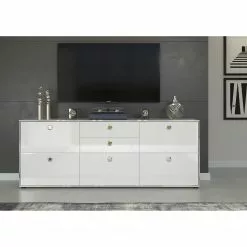 Trendteam Sideboard Infintiy II - Hochglanz Weiß / Matt Weiß -Büromöbel Verkäufe 1000363621 220802 021 MOOD DETAILS P000000001000363621 mood