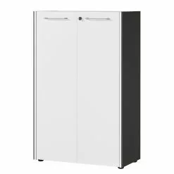 Germania Büroset GW-Pasadena IV - Graphit / Weiß -Büromöbel Verkäufe 1000363829 220722 034 DETAILS P000000001000363829