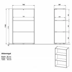 Germania Büroset GW-Pasadena II - Graphit / Weiß 42 Germania Büroset GW-Pasadena II - Graphit / Weiß -Büromöbel Verkäufe 1000363831 220722 502 SKETCH DETAILS P000000001000363831 sketch