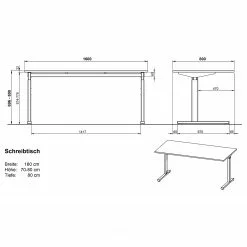 Germania Büroset GW-Pasadena V - Graphit / Weiß 21 Germania Büroset GW-Pasadena V - Graphit / Weiß -Büromöbel Verkäufe 1000363838 220722 500 SKETCH DETAILS P000000001000363838 sketch