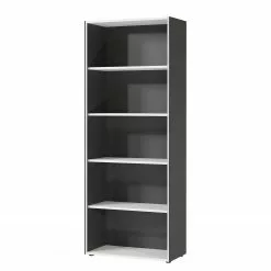 Germania Aktenregal GW-Pasadena II - Graphit / Weiß - Höhe: 196 cm -Büromöbel Verkäufe 1000363843 220722 031 DETAILS P000000001000363843