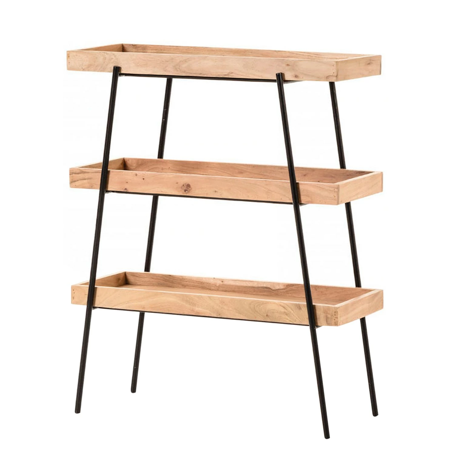 Red Living Regal Beitbridge I - Akazie massiv / Metall - Akazie / Schwarz 3 Red Living Regal Beitbridge I - Akazie massiv / Metall - Akazie / Schwarz