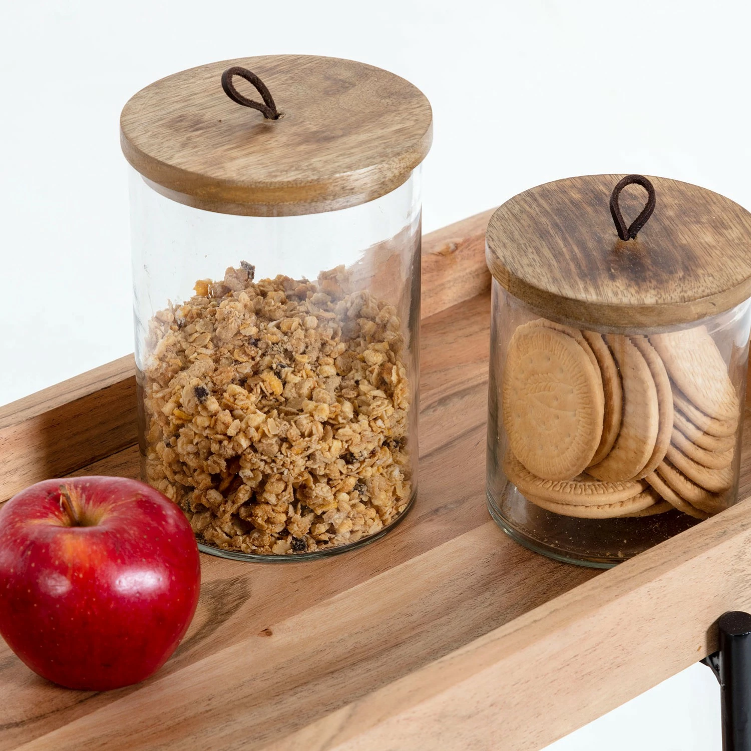 Red Living Regal Beitbridge I - Akazie massiv / Metall - Akazie / Schwarz 10 Red Living Regal Beitbridge I - Akazie massiv / Metall - Akazie / Schwarz – Bild 8