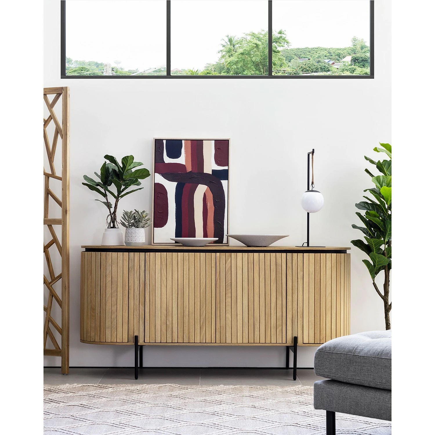 Red Living Sideboard Lusaka - Mango massiv 6 Red Living Sideboard Lusaka - Mango massiv – Bild 4