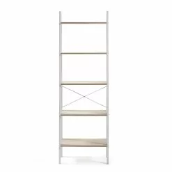 Norrwood Regal Kalahari - Stahl - Eiche Dekor / Weiß -Büromöbel Verkäufe 1000363962 220714 030 DETAILS P000000001000363962