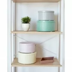 Norrwood Regal Kalahari - Stahl - Eiche Dekor / Weiß -Büromöbel Verkäufe 1000363962 220714 045 DETAILS P000000001000363962