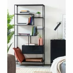 Loftscape Regal Blackrod - Metall - Schwarz -Büromöbel Verkäufe 1000363964 220714 021 MOOD DETAILS P000000001000363964 mood