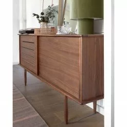 Naturoo Sideboard Chipata - Walnuss teilmassiv -Büromöbel Verkäufe 1000363971 220714 021 MOOD DETAILS P000000001000363971 mood