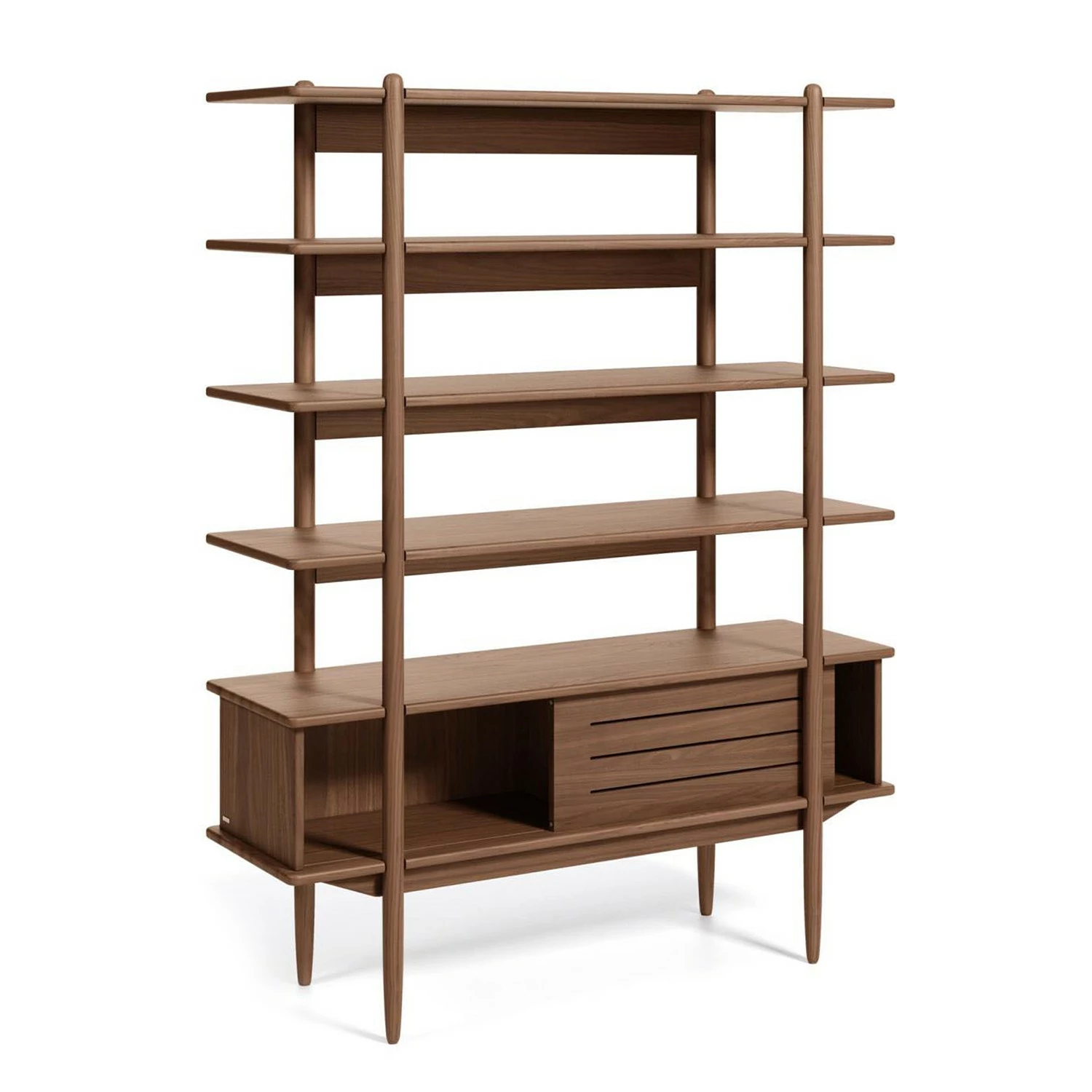 Naturoo Regal Chipata - Walnuss teilmassiv 8 Naturoo Regal Chipata - Walnuss teilmassiv – Bild 6