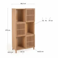 Naturoo Regal Bukama - Eiche massiv 25 Naturoo Regal Bukama - Eiche massiv -Büromöbel Verkäufe 1000363981 220714 500 SKETCH DETAILS P000000001000363981 sketch