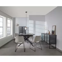 Loftscape Sideboard Tete - Glas / Metall - Schwarz -Büromöbel Verkäufe 1000363985 220714 021 MOOD DETAILS P000000001000363985 mood