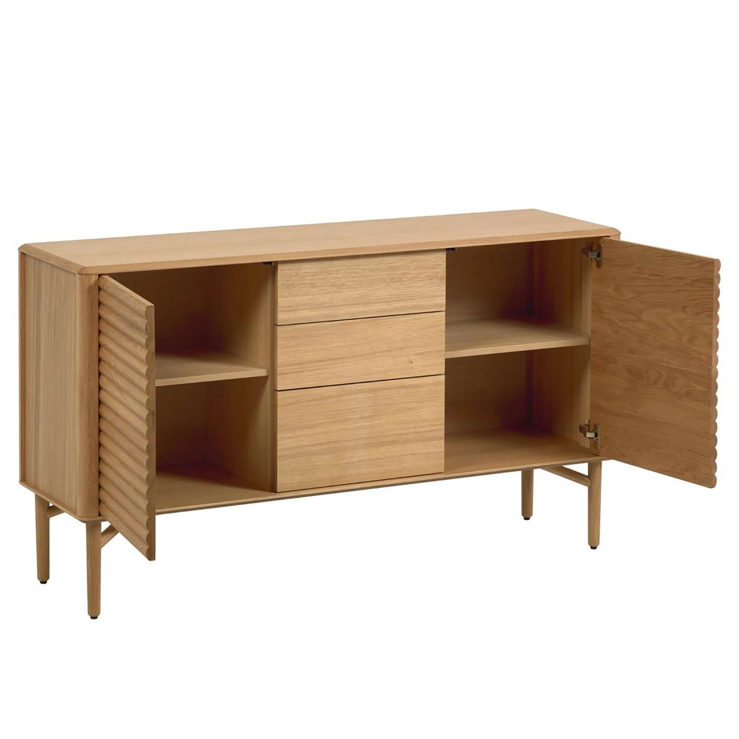 Naturoo Sideboard Lioma - Eiche teilmassiv 7 Naturoo Sideboard Lioma - Eiche teilmassiv – Bild 5