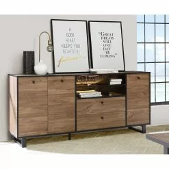 Red Living Sideboard Trylith I - Eiche Rustikal Dekor / Schwarz 19 Red Living Sideboard Trylith I - Eiche Rustikal Dekor / Schwarz -Büromöbel Verkäufe 1000364622 220719 021 MOOD DETAILS P000000001000364622 mood