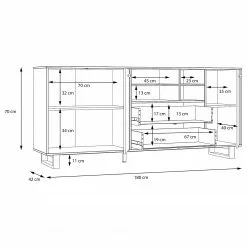 Red Living Sideboard Trylith I - Eiche Rustikal Dekor / Schwarz 31 Red Living Sideboard Trylith I - Eiche Rustikal Dekor / Schwarz -Büromöbel Verkäufe 1000364622 220719 501 SKETCH DETAILS P000000001000364622 sketch