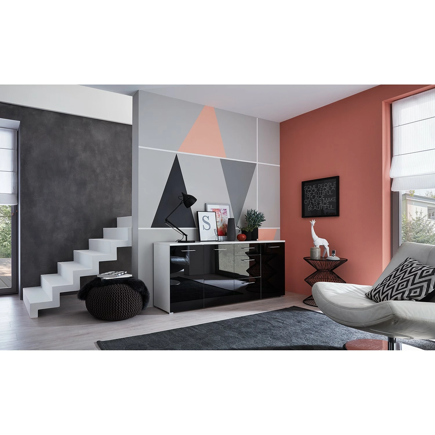 Germania Sideboard Campo - Anthrazit 4 Germania Sideboard Campo - Anthrazit – Bild 2