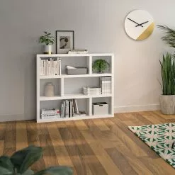 Temahome Regal Dublin - Weiß - Höhe: 105 cm -Büromöbel Verkäufe 1000366635 220906 021 MOOD DETAILS P000000001000366635 mood