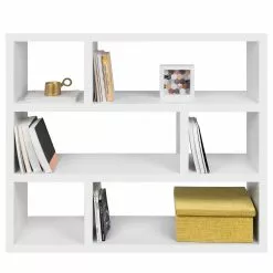 Temahome Regal Dublin - Weiß - Höhe: 105 cm -Büromöbel Verkäufe 1000366635 220906 030 DETAILS P000000001000366635