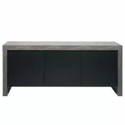 Temahome Sideboard Kobe II - Schwarz / Beton Dekor -Büromöbel Verkäufe 1000366639 220906 030 DETAILS P000000001000366639
