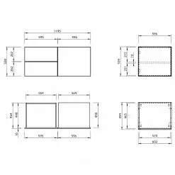 Temahome Sideboard Join X - Weiß -Büromöbel Verkäufe 1000366665 220906 501 SKETCH DETAILS P000000001000366665 sketch