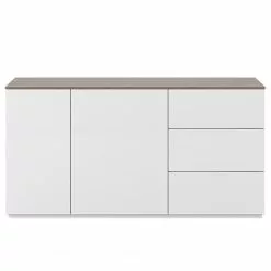 Temahome Sideboard Join IV - Weiß / Nussbaum -Büromöbel Verkäufe 1000366692 220906 040 DETAILS P000000001000366692