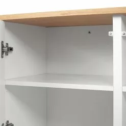 Temahome Sideboard Edge - Echtholzfurnier - / Weiß / Eiche -Büromöbel Verkäufe 1000366714 220906 040 DETAILS P000000001000366714