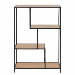 Red Living Regal Coogee I - Eiche Dekor / Schwarz - Höhe: 114 cm -Büromöbel Verkäufe actona 02 11 2017 wohnen 114 cm 5006844