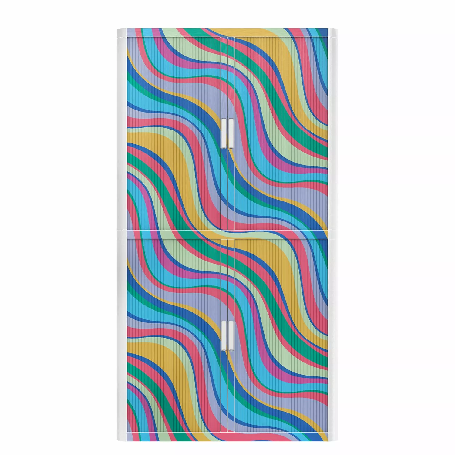 EasyOffice by Paperflow Rollladenschrank easyOffice Graphique I - Höhe: 204 cm 5 EasyOffice by Paperflow Rollladenschrank easyOffice Graphique I - Höhe: 204 cm – Bild 3