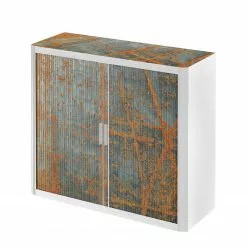 EasyOffice by Paperflow Aktenschrank easyOffice Matieres - Grau / Braun