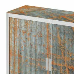 EasyOffice by Paperflow Aktenschrank easyOffice Matieres - Grau / Braun -Büromöbel Verkäufe aktenschrank easyoffice matieres 1891994