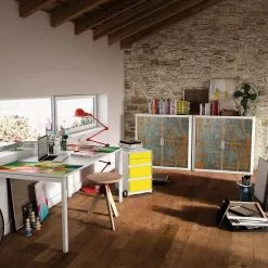 EasyOffice by Paperflow Aktenschrank easyOffice Matieres - Grau / Braun -Büromöbel Verkäufe aktenschrank easyoffice matieres grau braun 3229573