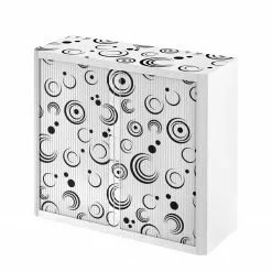 EasyOffice by Paperflow Aktenschrank easyOffice - Noire et Blanc XII - Schwarz / Weiß - Höhe: 104 cm