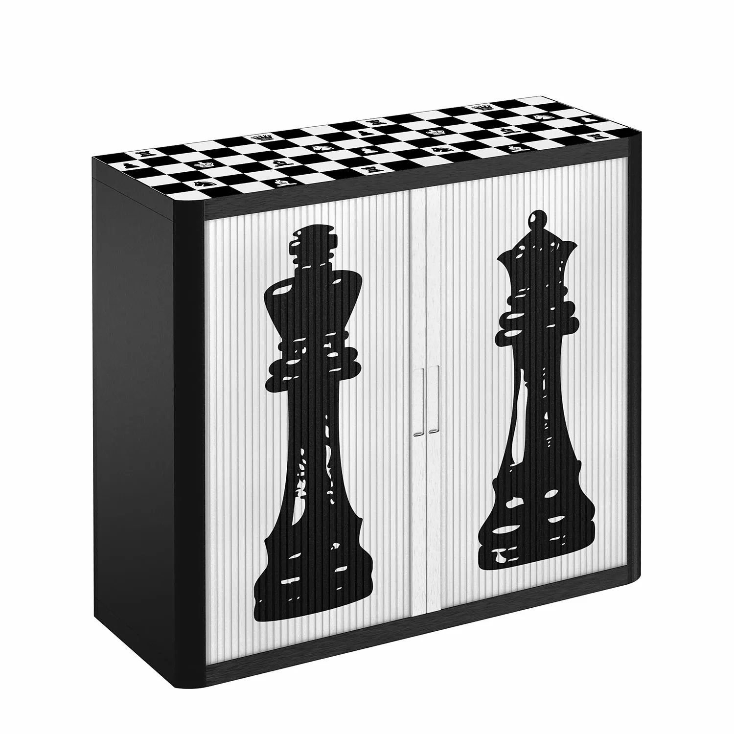 EasyOffice by Paperflow Aktenschrank easyOffice - Noire et Blanc IV - Schwarz / Weiß 6 EasyOffice by Paperflow Aktenschrank easyOffice - Noire et Blanc IV - Schwarz / Weiß – Bild 4