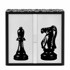 EasyOffice by Paperflow Aktenschrank easyOffice - Noire et Blanc IX - Schwarz / Weiß -Büromöbel Verkäufe aktenschrank easyoffice noire et blanc ix 1890162