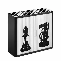 EasyOffice by Paperflow Aktenschrank easyOffice - Noire et Blanc IX - Schwarz / Weiß -Büromöbel Verkäufe aktenschrank easyoffice noire et blanc ix 1890166