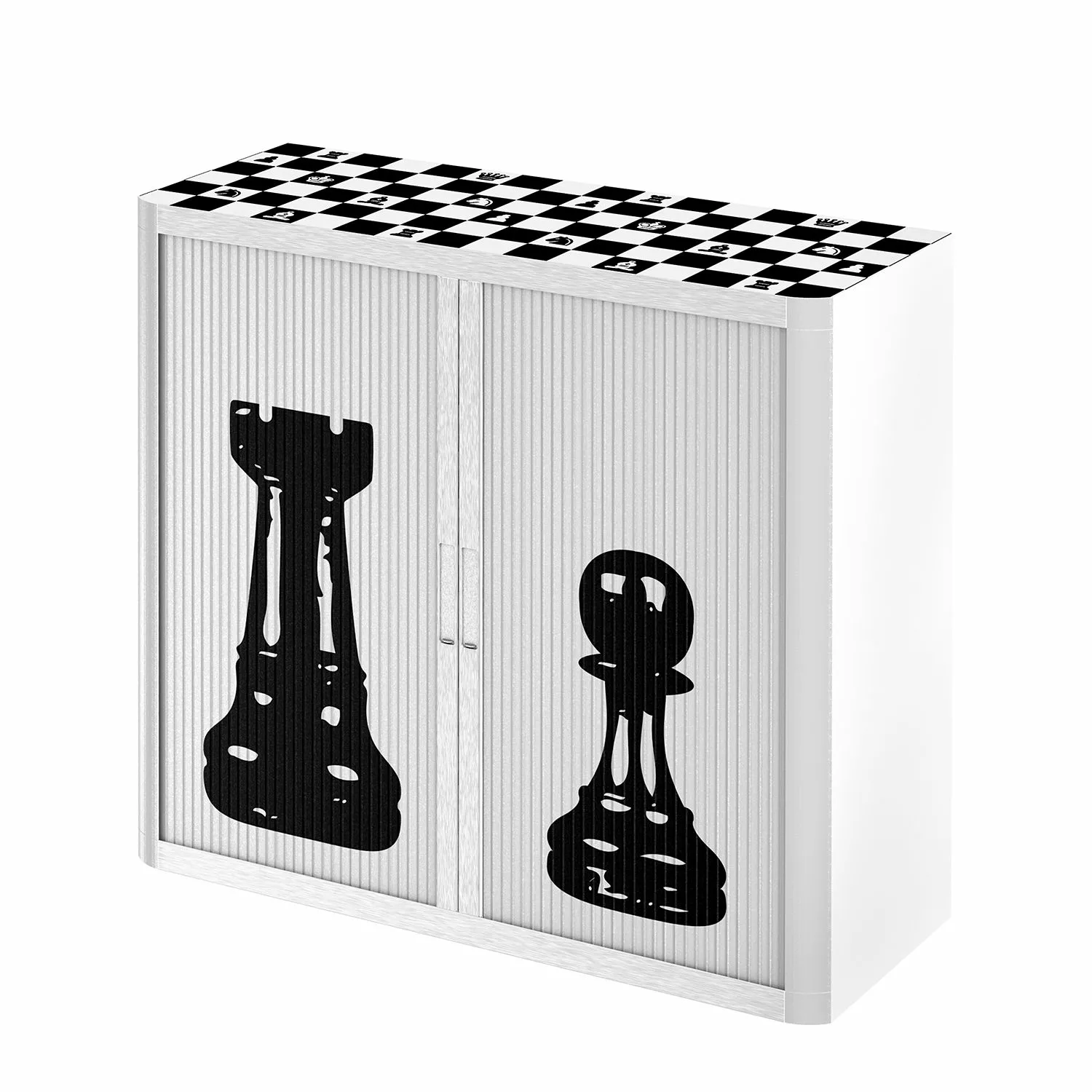 EasyOffice by Paperflow Aktenschrank easyOffice Noire et Blanc V - Schwarz / Weiß 3 EasyOffice by Paperflow Aktenschrank easyOffice Noire et Blanc V - Schwarz / Weiß