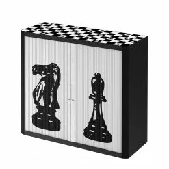 EasyOffice by Paperflow Aktenschrank easyOffice - Noire et Blanc VII - Schwarz / Weiß