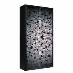 EasyOffice by Paperflow Aktenschrank easyOffice Noire et Blanc I - Schwarz / Weiß - Höhe: 204 cm -Büromöbel Verkäufe aktenschrank easyoffice nore et blanc i 204 cm 1851518