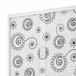 EasyOffice by Paperflow Rollladenschrank easyOffice - Papier Peints - Weiß / Schwarz - Höhe: 204 cm -Büromöbel Verkäufe aktenschrank easyoffice papier peints 204 cm 1893290