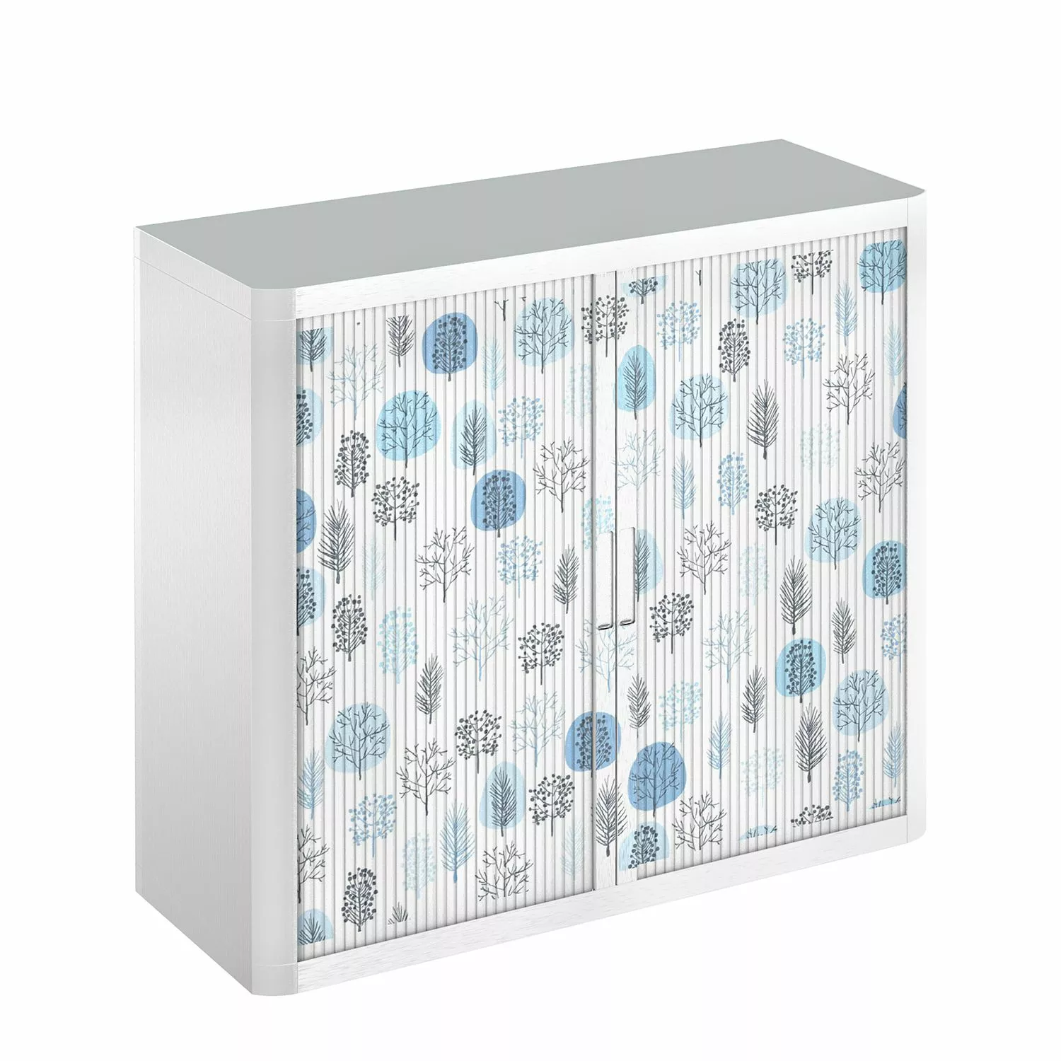 EasyOffice by Paperflow Rollladenschrank easyOffice - Papier Peints IX - Höhe: 104 cm 6 EasyOffice by Paperflow Rollladenschrank easyOffice - Papier Peints IX - Höhe: 104 cm – Bild 4